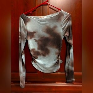 Madden Girl Longsleeve Sheer Top